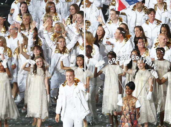 Team Great Britain, London Olympic Opening Ceremony Team Great Britain, London Olympic Opening Ceremony